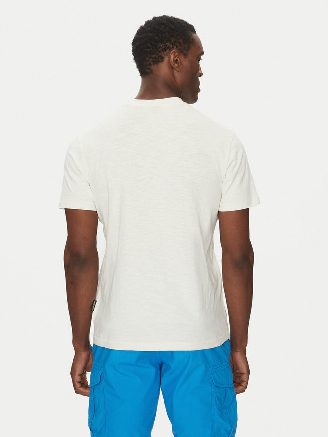 Napapijri Napapijri Camiseta S-Arbia NP0A4IE3 Écru Regular Fit