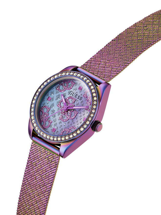 Guess Zegarek Guess GW0748L3 Fioletowy