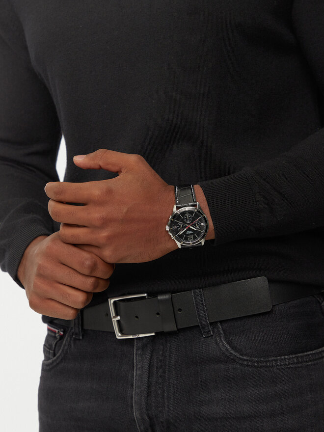 Casio Zegarek Casio MTP-1374PL-1AVEF Czarny