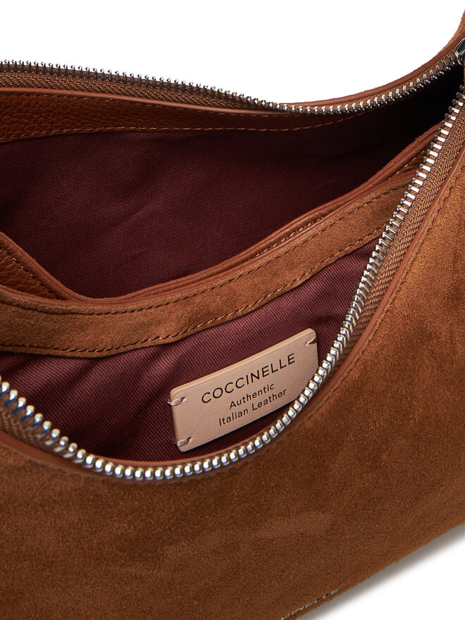Coccinelle Сумка Coccinelle P6P Boheme Suede Bimaterial E1 P6P 13 03 01 Коричневий