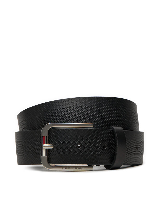 Tommy Jeans Cinturón para hombre Tommy Jeans Tjm Austin 3.5 AM0AM12926 Negro