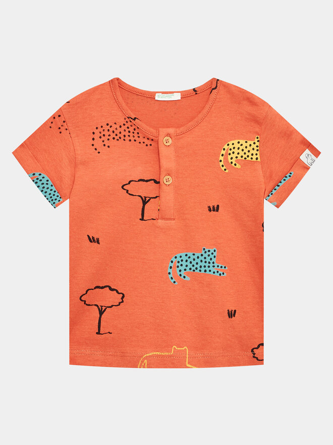 United Colors Of Benetton United Colors Of Benetton Marškinėliai 3ZCTAQ00F Oranžinė Regular Fit