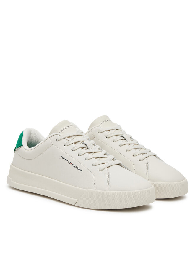 Tommy Hilfiger Zapatillas Tommy Hilfiger Th Court Lth Detail Ess FM0FM05367 Beis