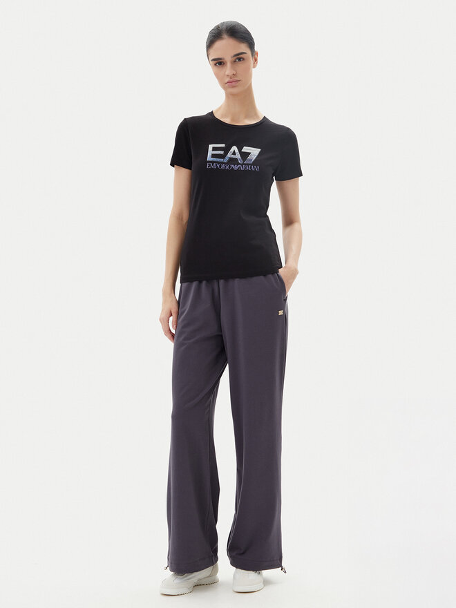 EA7 Emporio Armani EA7 Emporio Armani Футболка 7W000183 AF10373 UC001 Чорний Regular Fit