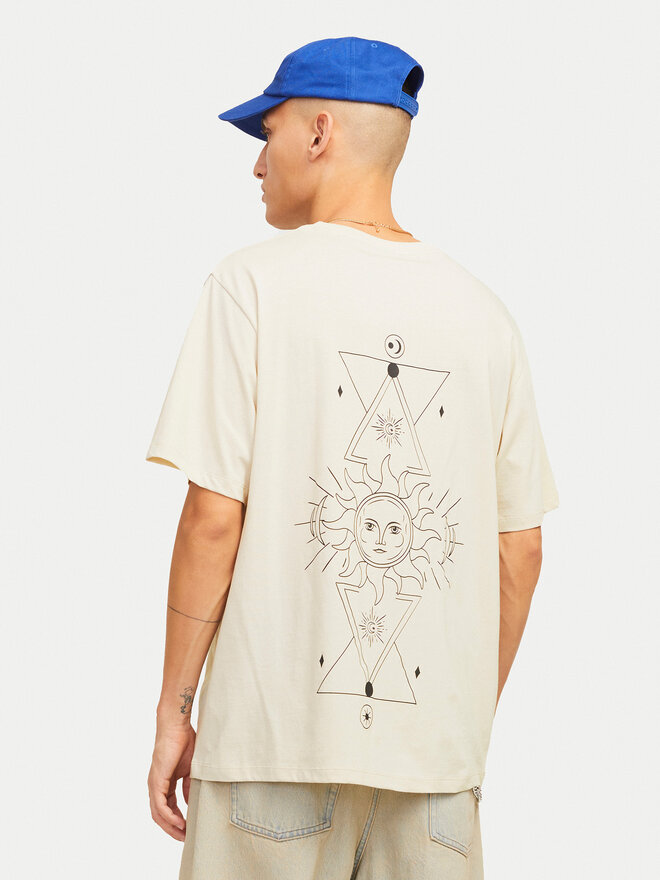 Jack&Jones Jack&Jones T-Shirt Jackie 12271366 Μπεζ Relaxed Fit