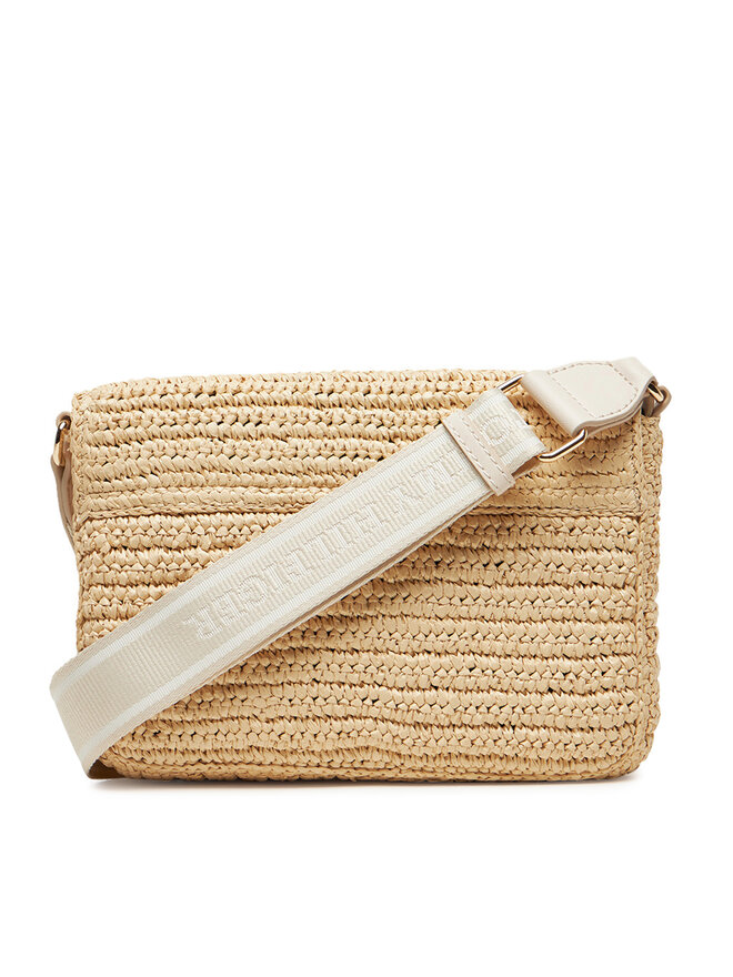 Tommy Hilfiger Bolso Tommy Hilfiger Spring Logo Conv Crossover AW0AW17224 Beis