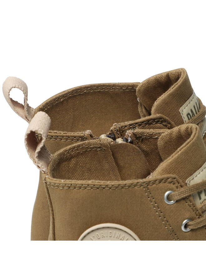 Palladium Trapper stila apavi Palladium Pallabase Twill 96907-204-M Zaļš