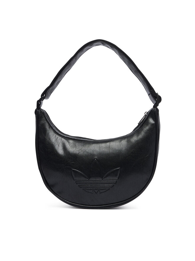 adidas Сумка adidas Adicolor Half Crescent Bag Metallic Pu KR1546 Чорний