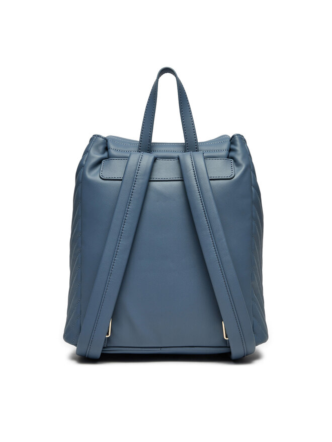 Tommy Hilfiger Rucsac Tommy Hilfiger Poppy Reform Flap Backpack Qu AW0AW17014 Albastru