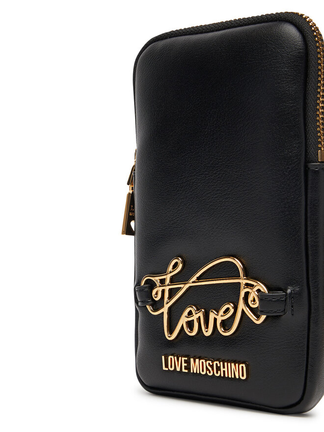 LOVE MOSCHINO Taška na telefon LOVE MOSCHINO JC5737PP0MKG0000 Černá