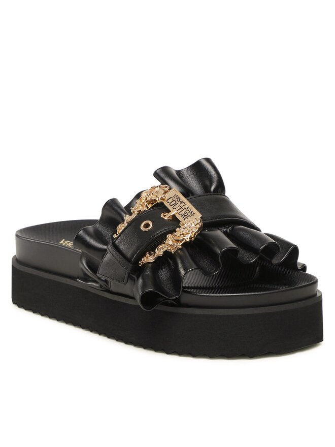 Versace Jeans Couture Papucs Versace Jeans Couture 74VA3SM5 Fekete