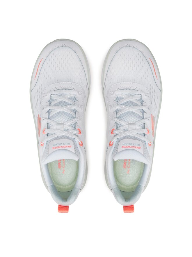 Solid white skechers deals