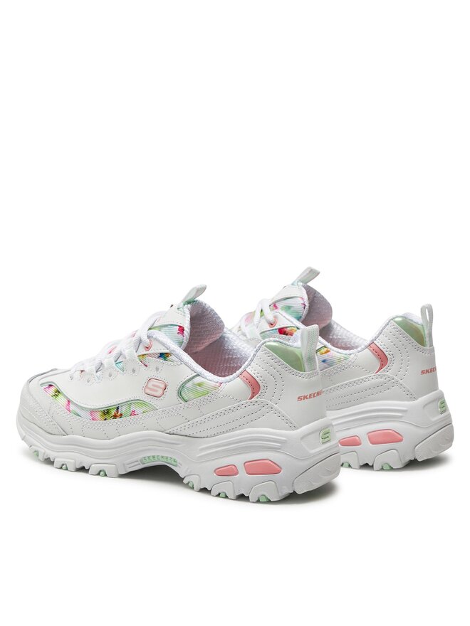 Skechers Сникърси Skechers D'Lites-Blooming Fields 149794/WMLT Бял