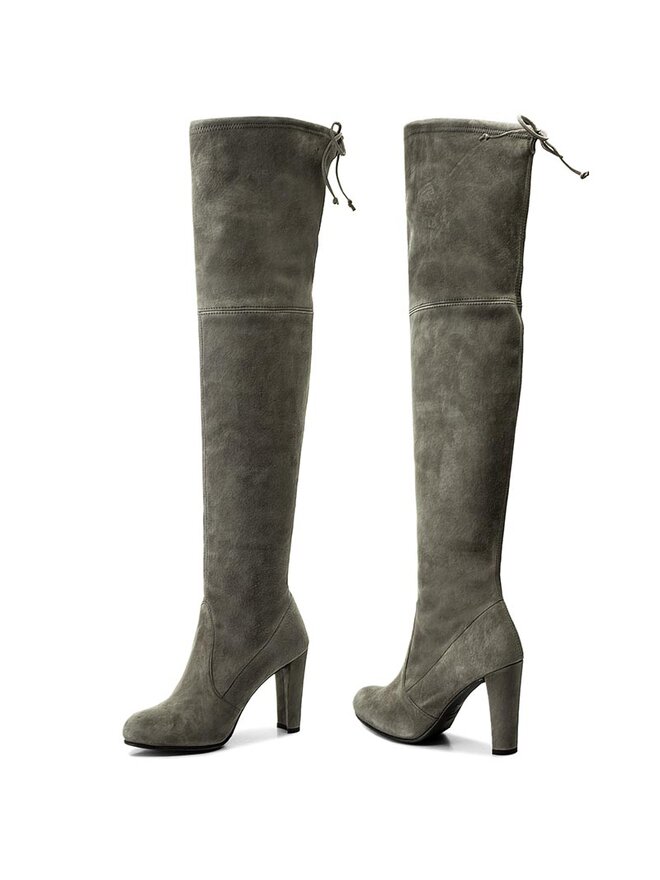 Stuart Weitzman Mušketierky Stuart Weitzman Highland Sivá