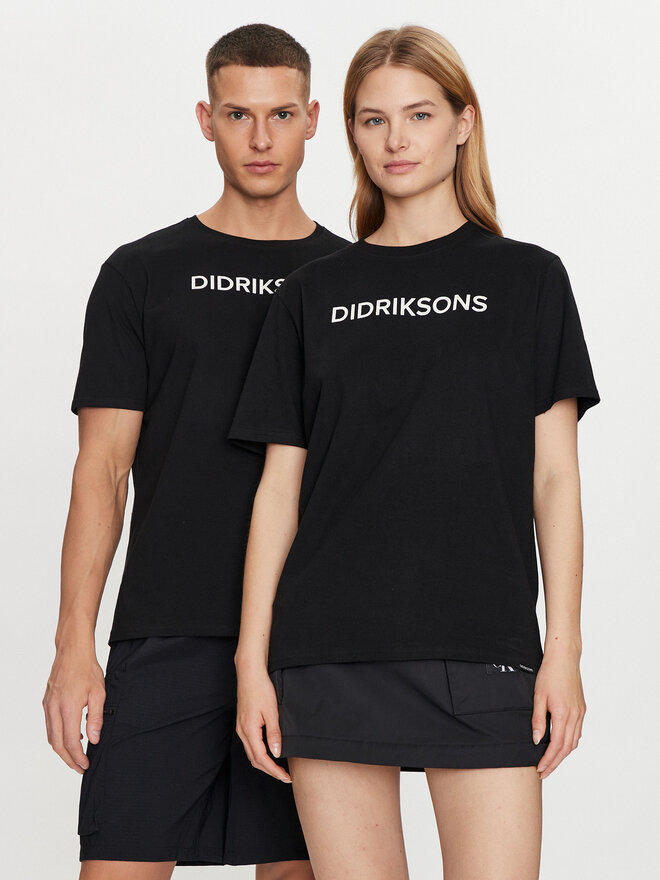 Didriksons Didriksons T-Shirt Harald 505551 Μαύρο Regular Fit