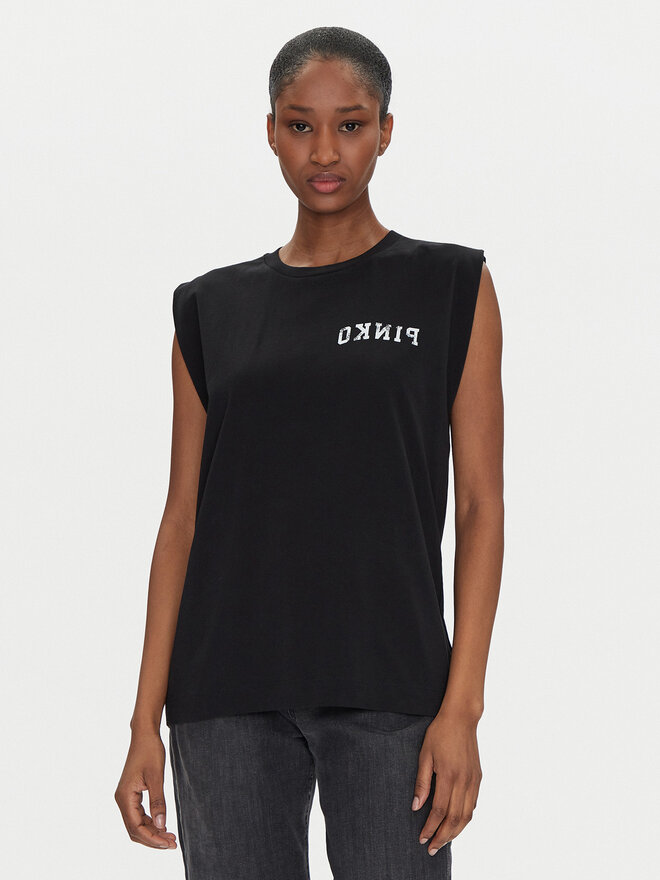 PINKO PINKO Camiseta 104268 A2C0 Negro Regular Fit