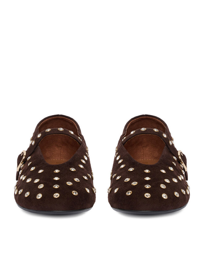 Eva Minge Ballerinas Eva Minge EO-NALA-249060-51 Braun