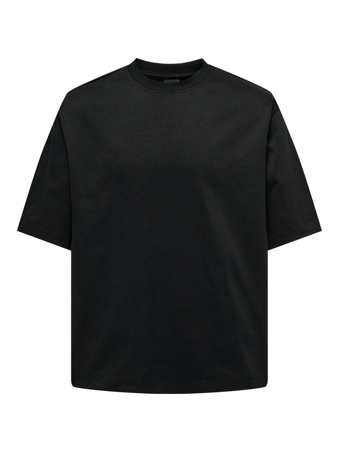 Only & Sons Only & Sons Marškinėliai Millenium 22027787 Juoda Oversize