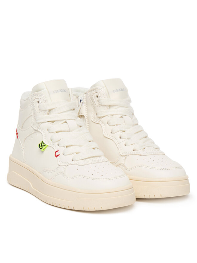 Geox Sneakersy Geox J Lestrella J56NLA 000BC C1000 S Biały