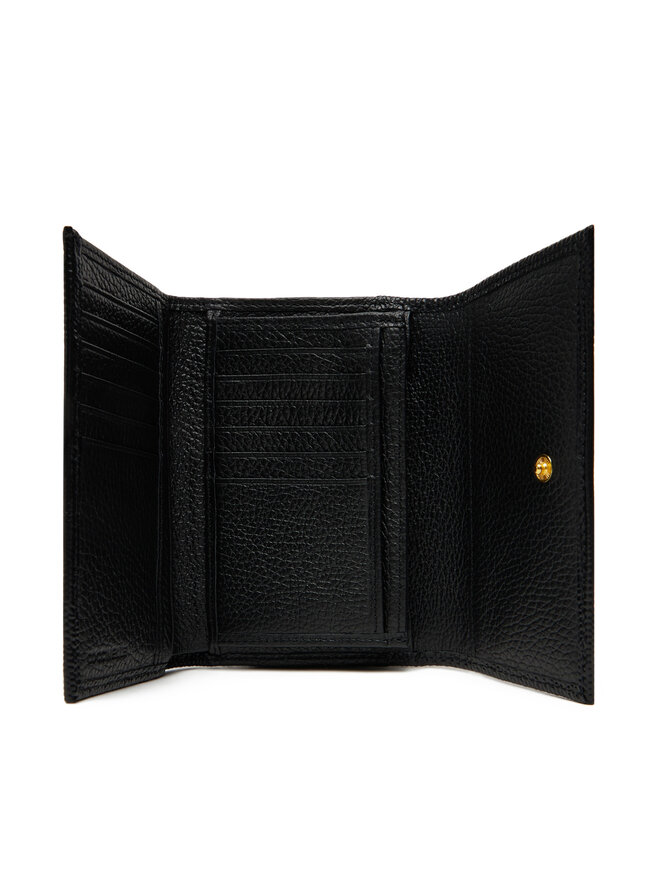 Coccinelle Cartera grande para mujer Coccinelle TL4 Metallic Lizard E2 TL4 11 66 01 Negro