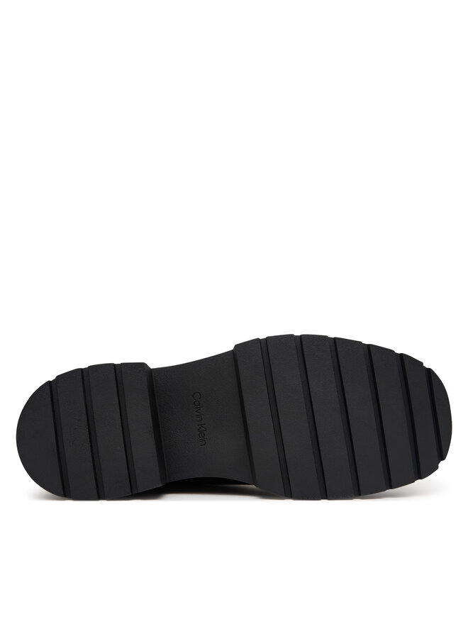 Calvin Klein Stiefeletten Calvin Klein Chunky Ankle Boot Lth Hdw HW0HW03202 Schwarz