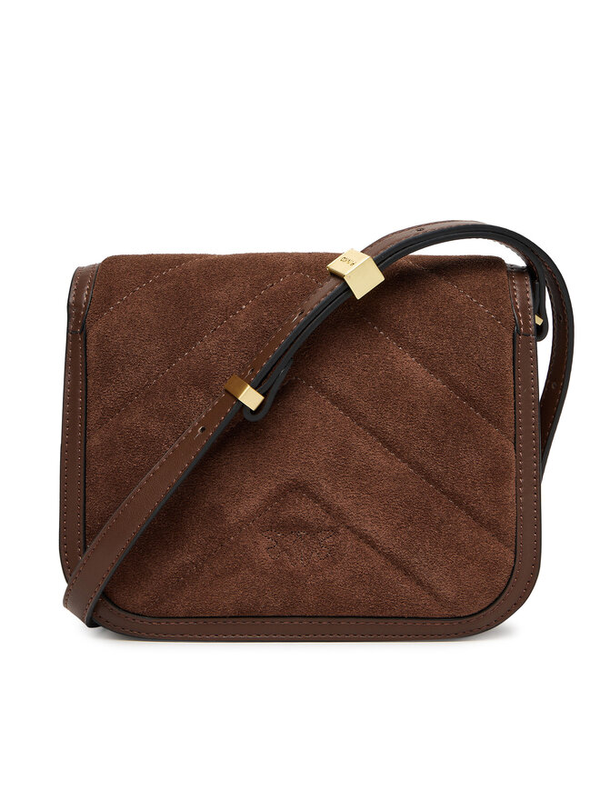 PINKO Ročna torba PINKO Love Box Bag Fl Mini AI 25-26 PLTT 104297 A2JH Rjava