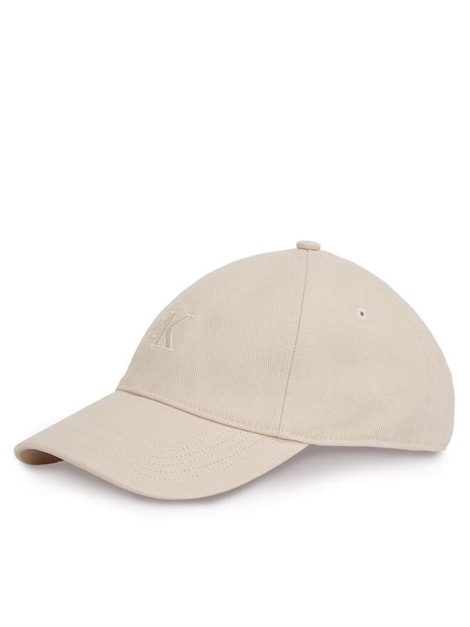 Calvin Klein Kšiltovka Calvin Klein Embroidered Monogram Cap LV04K5024G Béžová