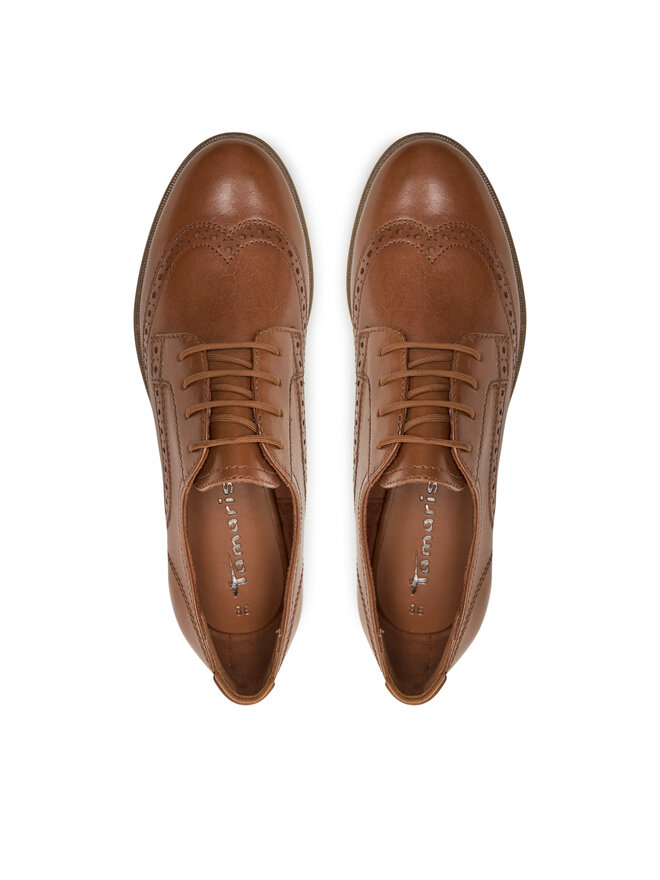 Tamaris Oxford Schuhe Tamaris 1-23290-43 Braun