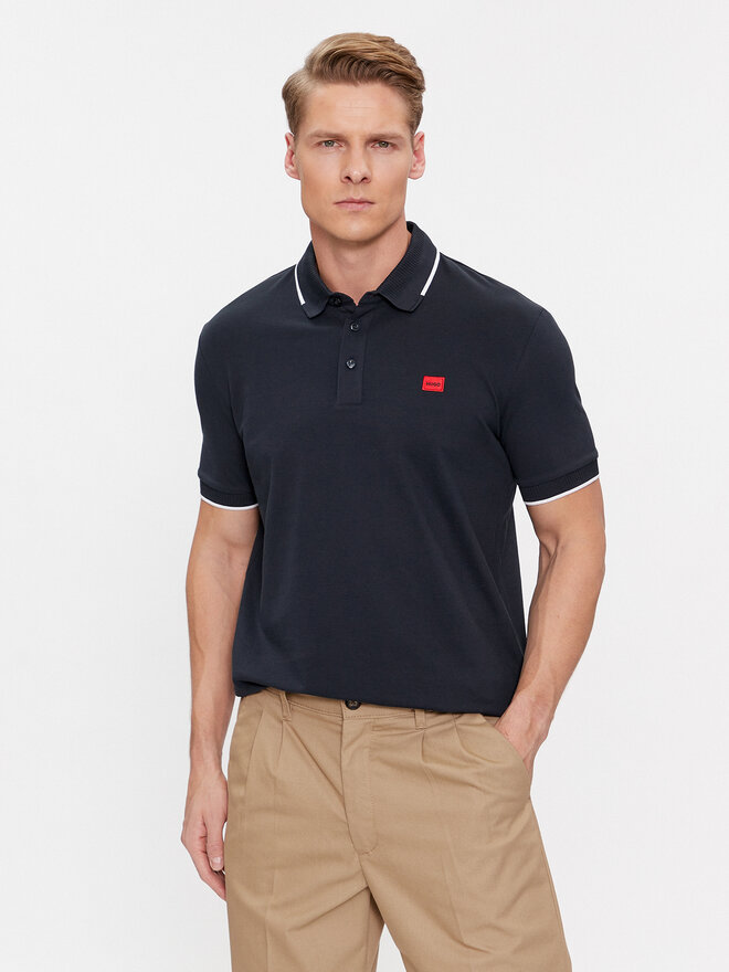 HUGO Hugo Polo Deresino232 50490775 Σκούρο μπλε Slim Fit