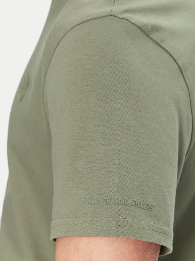 Moose Knuckles Moose Knuckles Футболка Duluth M15MT759 Зелений Regular Fit