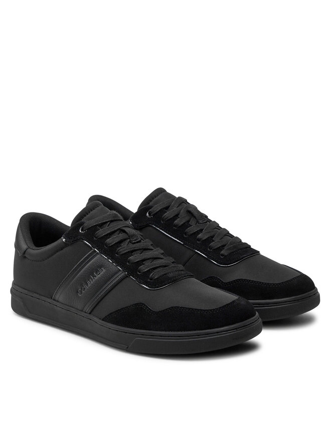 Calvin Klein Sneakers Calvin Klein Low Top Lace Up Mix HM0HM01548 Nero