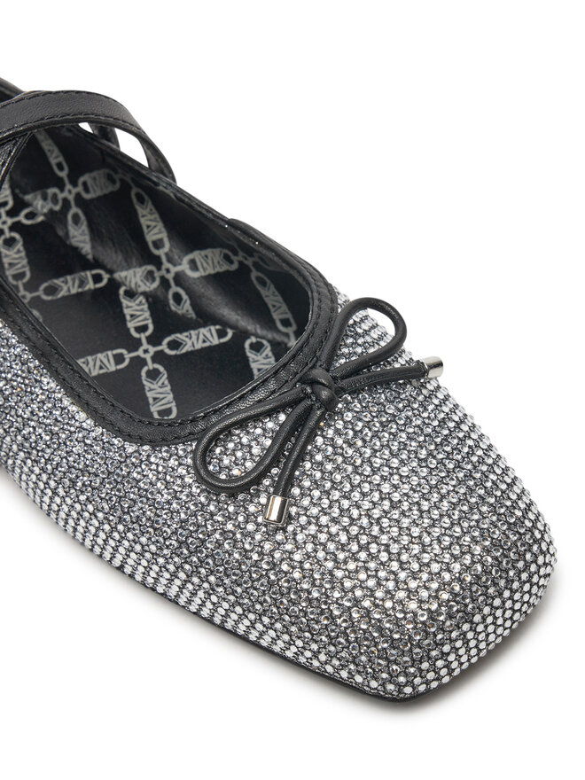 MICHAEL Michael Kors Baleríny MICHAEL Michael Kors 40F4CTFP3D Stříbrná