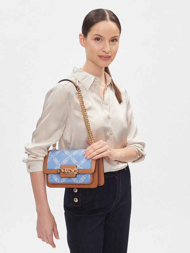 Сумка MICHAEL Michael Kors Heather 30R4G7HL3U Голубий | evzuttya