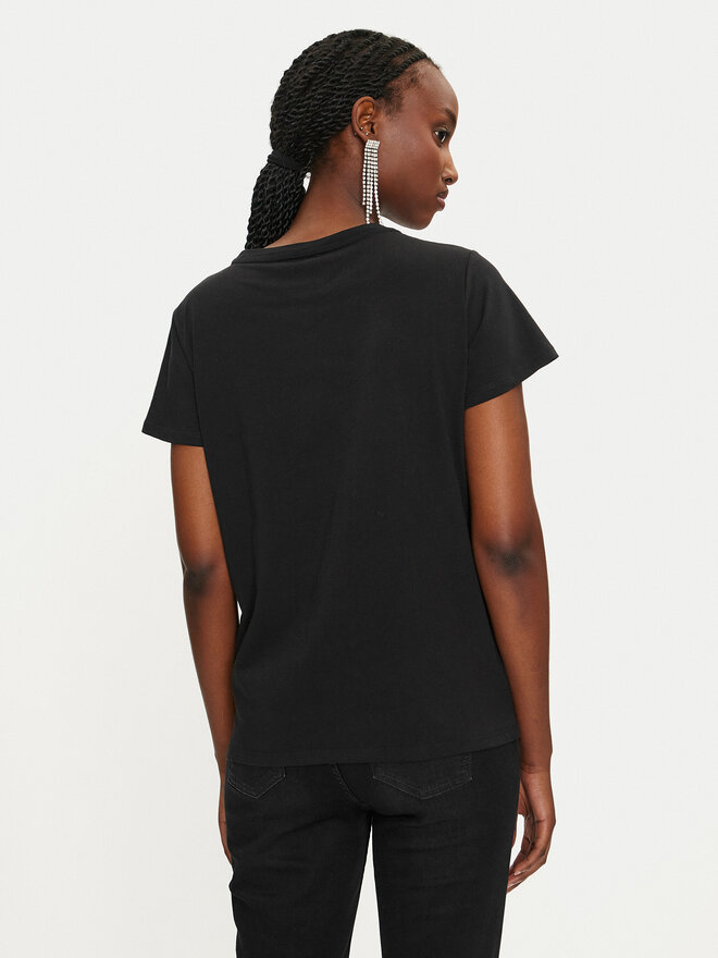 Liu Jo Liu Jo Camiseta TF4205 JS923 Negro Regular Fit