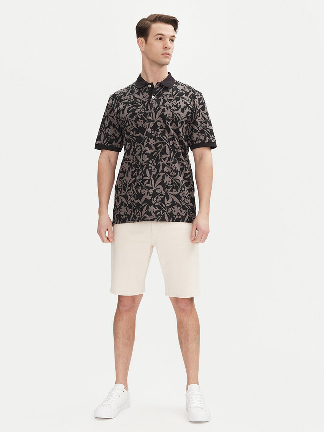 Jack&Jones Jack&Jones Polo Jeff 12269236 Μαύρο Standard Fit