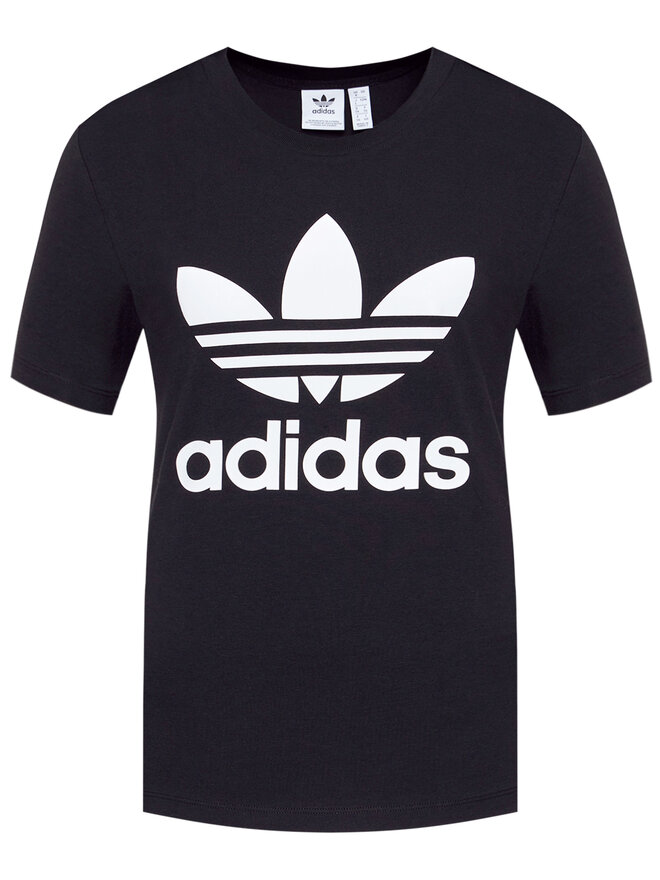 adidas adidas T-Shirt adicolor Classics Trefoil GN2896 Μαύρο Standard Fit