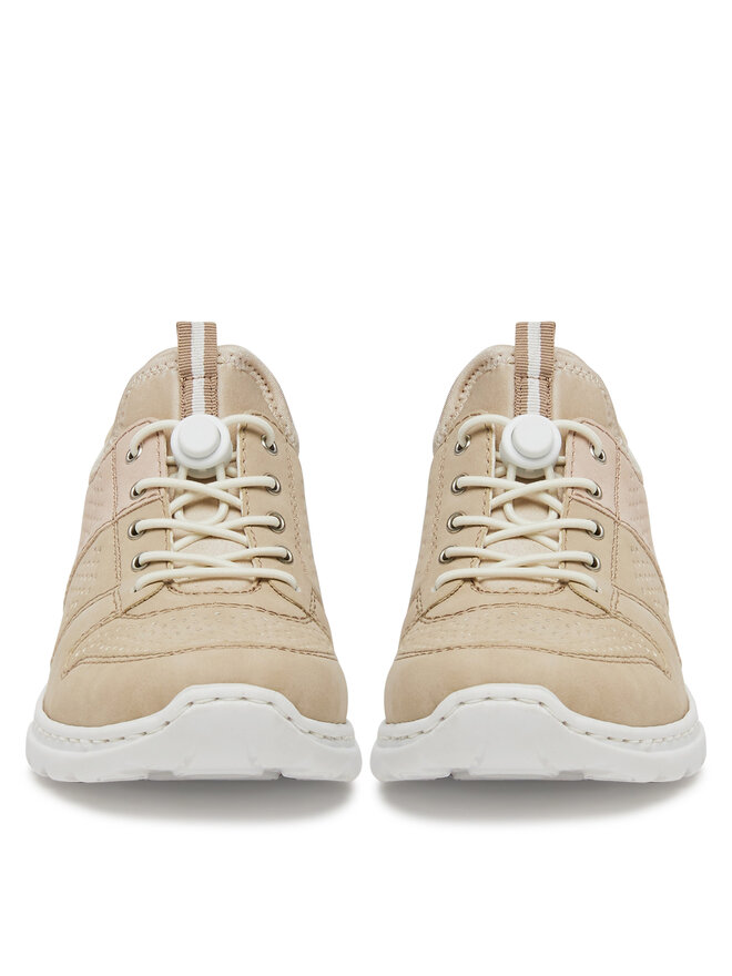 Rieker Sneakersy Rieker L3254-62 Béžová