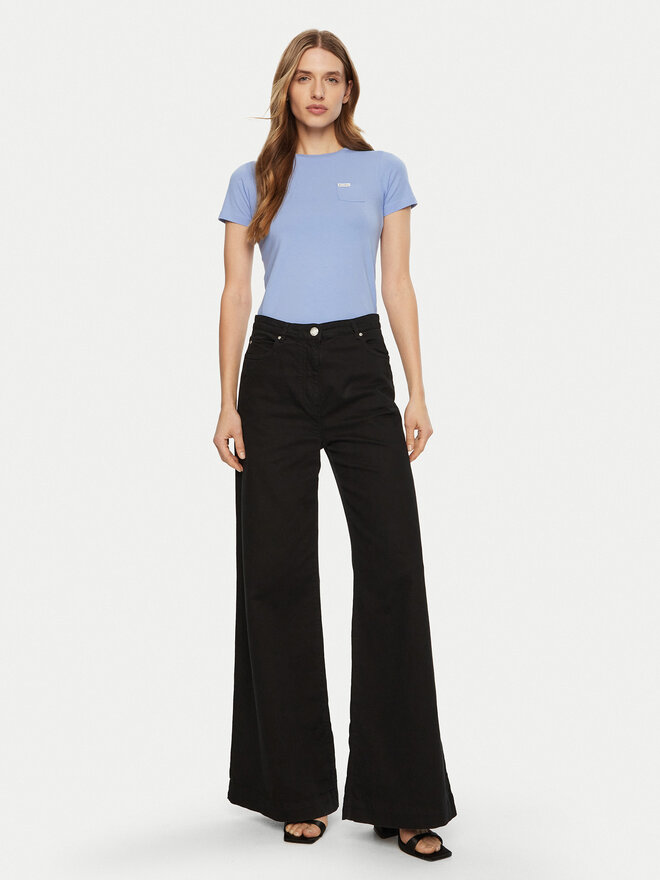 Guess Jeans Guess Jeans Marškinėliai W5RI52 J1314 Mėlyna Regular Fit
