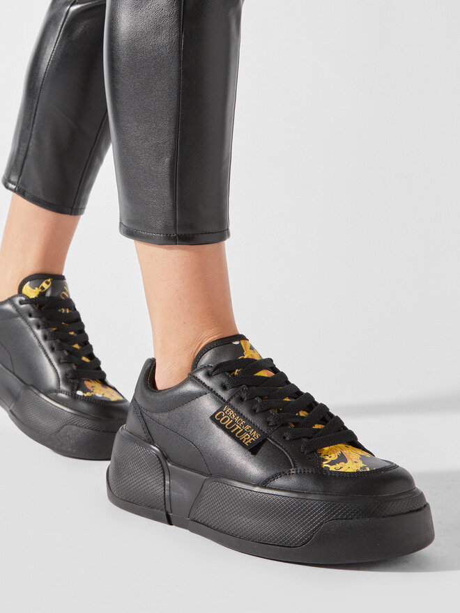 Versace Jeans Couture Снікерcи Versace Jeans Couture 75VA3ST2 Чорний