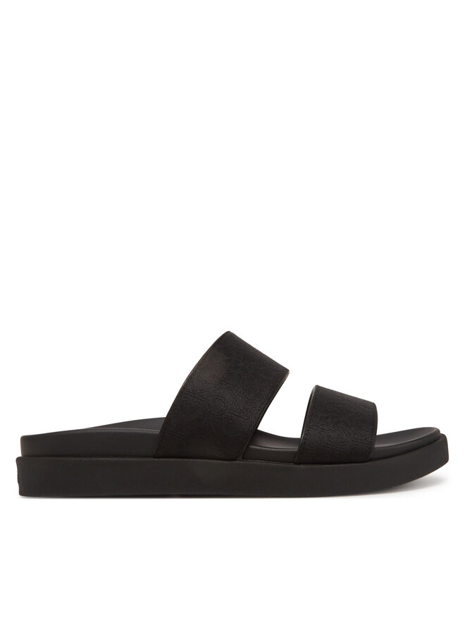 Calvin Klein Papucs Calvin Klein Flat Slide Jacq HW0HW02487 Fekete