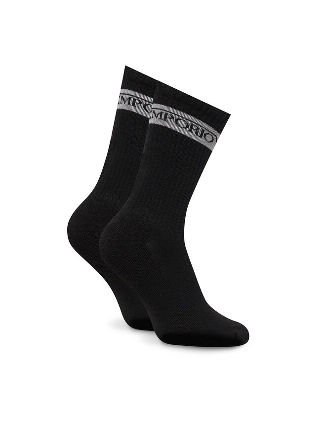 Emporio Armani Underwear 2 pár hosszú szárú férfi zokni Emporio Armani Underwear 303122 4F328 00020 Fekete
