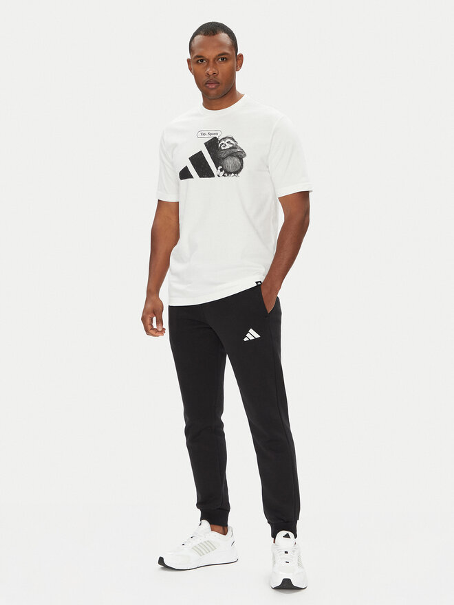 adidas adidas Póló Yay Sports Graphic JL9256 Fehér Regular Fit