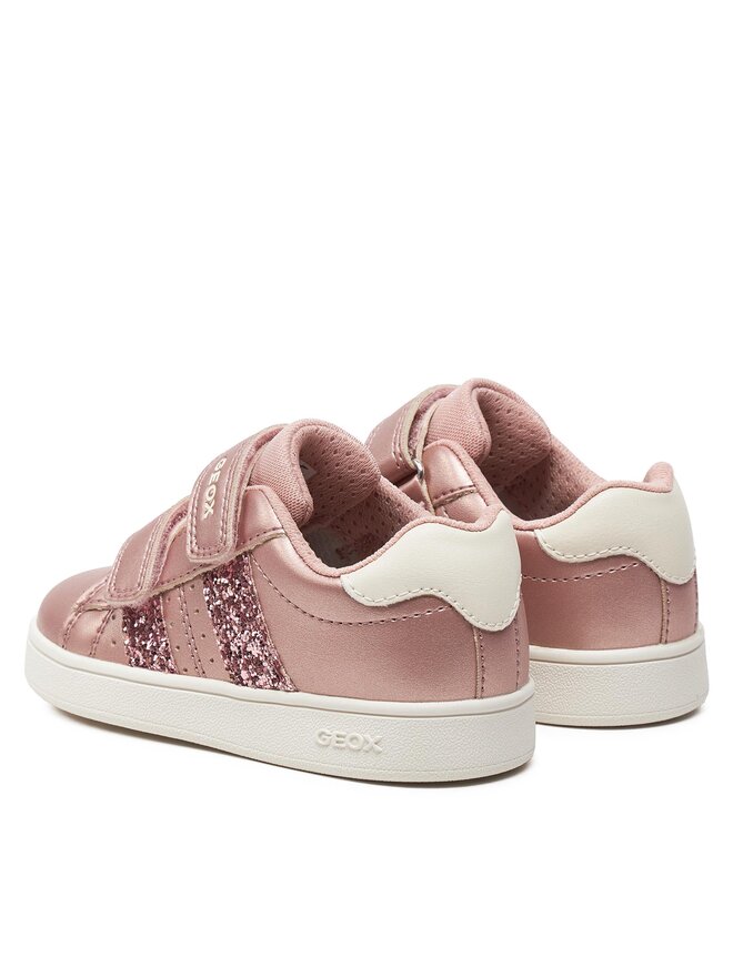 Geox B ECLYPER GIRL Wit - Gratis levering | ! - Schoenen Lage sneakers Kind € 39,90