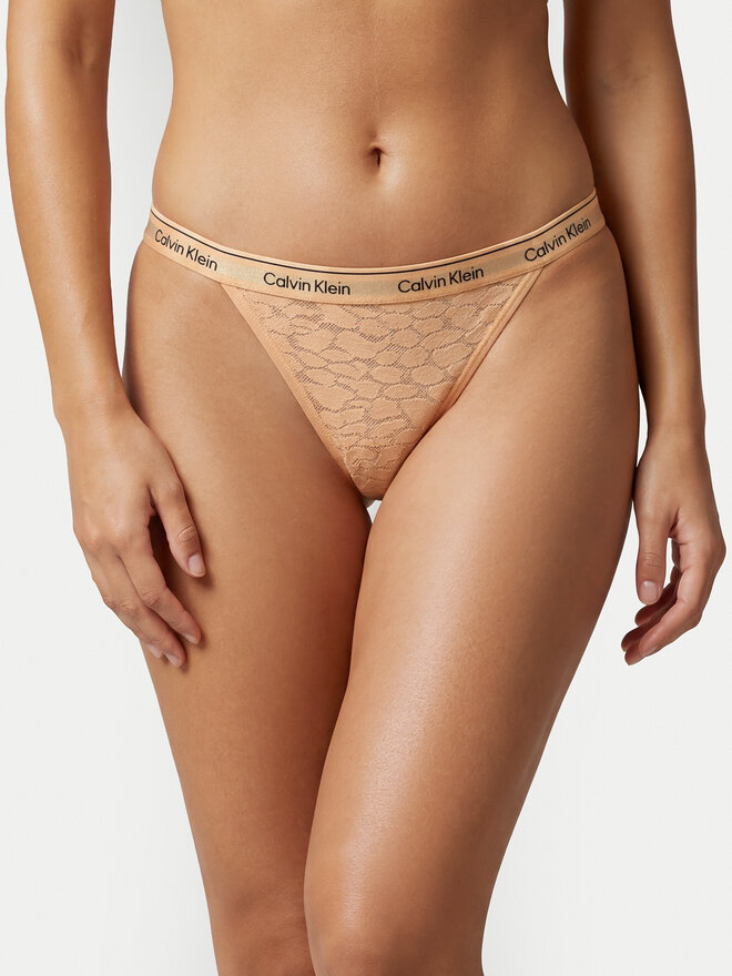 Calvin Klein Calvin Klein Klassischer Damenslip LV00QD5213 Beige