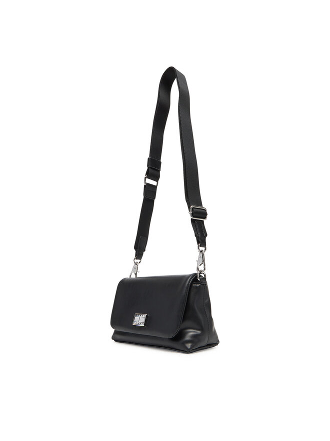 Tommy Jeans Τσάντα Tommy Jeans Tjw American Cool Flap Crossover AW0AW17550 Μαύρο