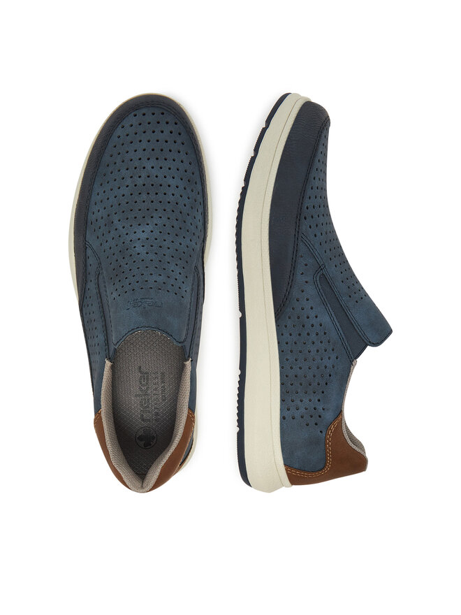 Rieker Pantofi Rieker 16952-14 Bleumarin