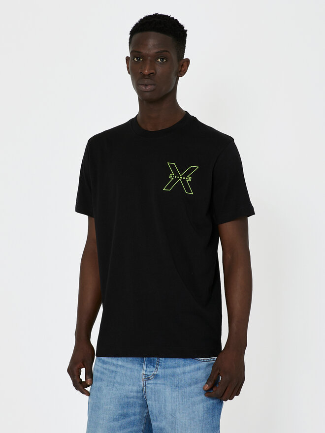 Richmond X Richmond X T-Shirt Rached UMP24031TS Μαύρο Regular Fit