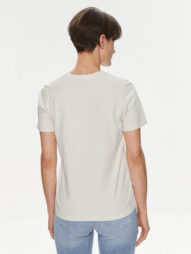 Wrangler Wrangler Marškinėliai 112350191 Écru Regular Fit
