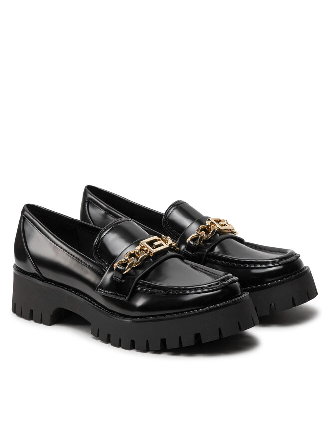 Guess Loafers Guess Almosty FLTALM ELE14 Μαύρο