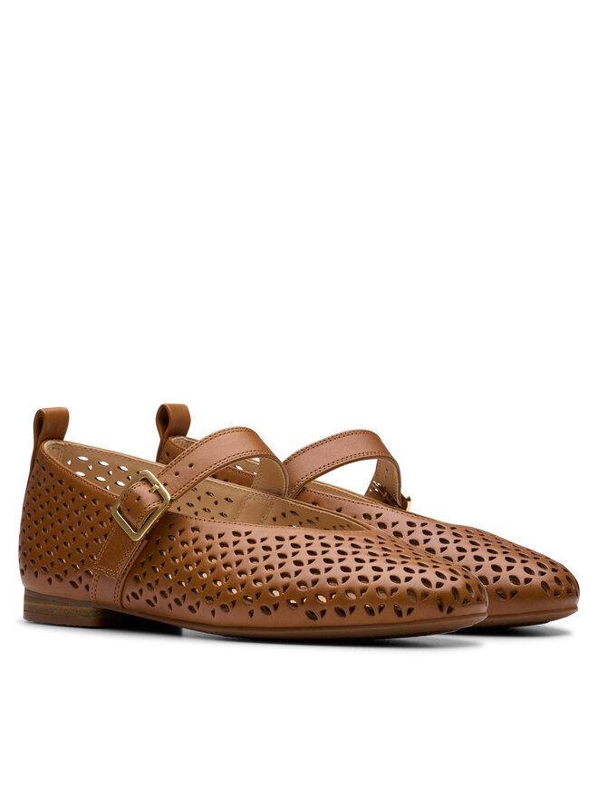 Clarks Туфлі Clarks Fawna Jane 26181228 Коричневий